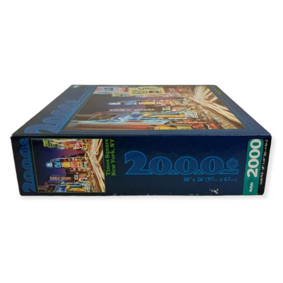 Buffalo Games Times Square New York NY 2000 Piece Jigsaw Puzzle Complete - Picture 6 of 9